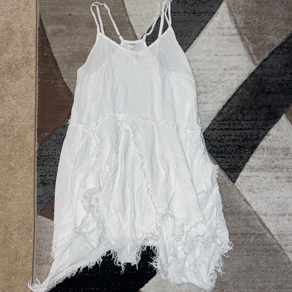 Free People White Mini Dress